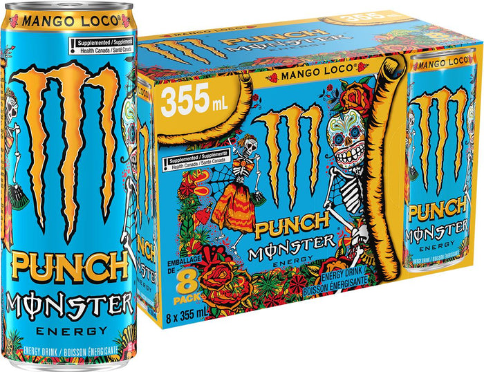 Monster - Mango Loco Energy Drink - Cans - 8pk