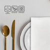 Mayfair - 3 ply Dinner Napkins 1/8 Fold - White - DNAP03