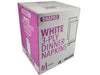 Mayfair - 3 ply Dinner Napkins 1/8 Fold - White - DNAP03