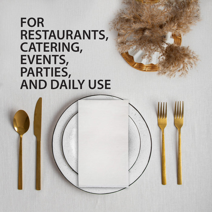 Mayfair - 1 ply Interfold Napkins 1/4 Fold - White - INAP01