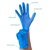 Rhino - NB6 - Blue Nitrile Gloves - Large - 600L
