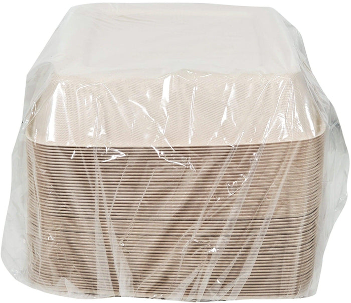 Eco-Craze/Rhino - 1000ml Square Natural Pulp Box - CS1000