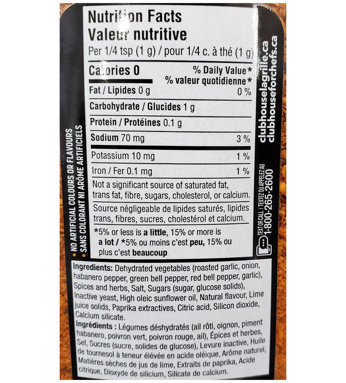 Club House - Fiery Habanero and Roasted Garlic