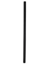 Value+ - 8'' - Black Plastic Straw - 6 mm