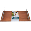 LeGourmet - Acacia Wood Serving Tray w/ Handle, 15.25x8.25