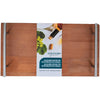 LeGourmet - Acacia Wood Serving Tray w/ Handle, 15.25x8.25