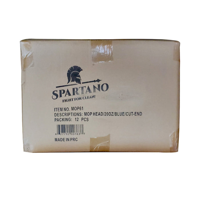 Spartano - 20oz Blue Synthetic Cut-End Mop Head - 3097