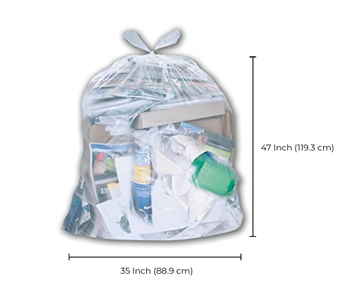 Spartano Strong Clear Garbage Bags - 35