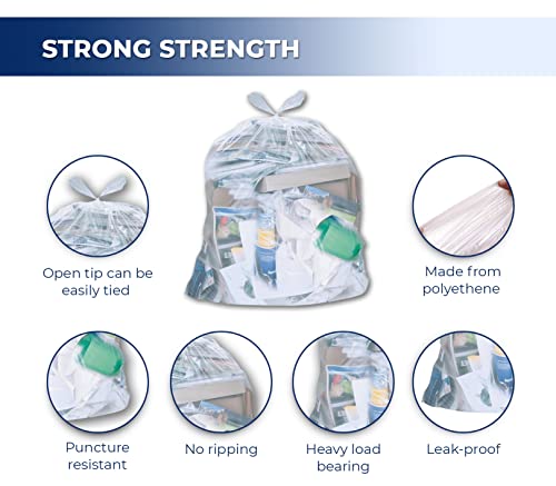 Spartano Strong Clear Garbage Bags - 35