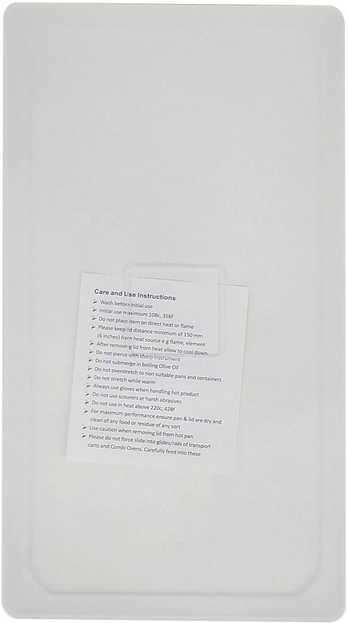 Flexsil Food Pan Lid - 1/3 Size