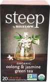 CLR - Steep - Tea Bags - Organic - Oolong & Jasmine Green Tea