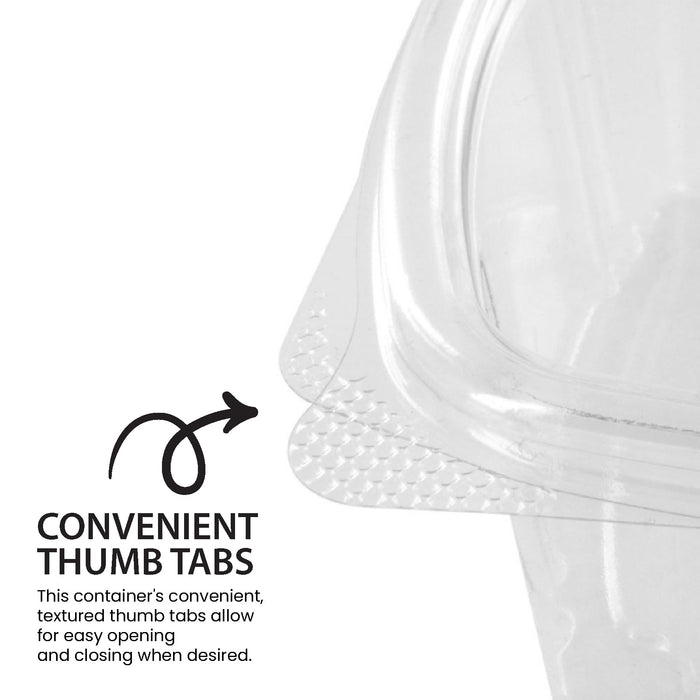 Genpak - Hinged Deli Container - Clear - 4oz - AD04