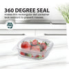 Genpak - Hinged Deli Container - Clear - 4oz - AD04