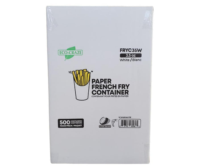 Eco-Craze - 3.5oz French Fry Container
