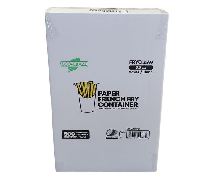 Eco-Craze - 3.5oz French Fry Container