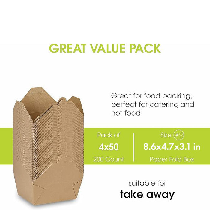 Eco-Craze - #9 Kraft Paper Fold Box - PFB09-K