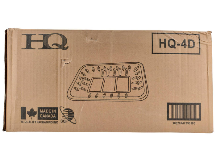 HQ4D - Clear Plastic Meat Tray - #4D
