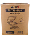 Value+ - YR993W-V - PP Hinged Cont. - 9.3x9x3