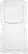 Value+ Dual Lock Clear Hinged Plastic Containers - 8