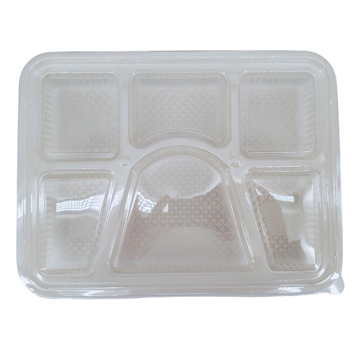 Eco-Craze - 6 Comp Thali - White - MFPP