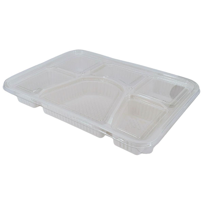 Eco-Craze - 6 Comp Thali - White - MFPP