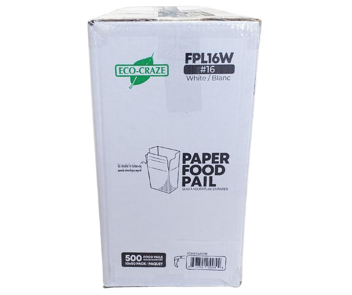 Eco-Craze - #16 Food Pail - FPL16W