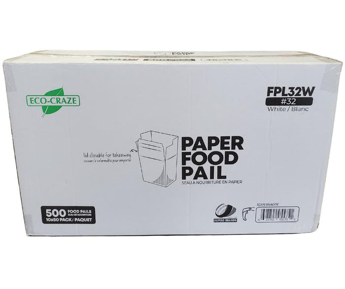 Eco-Craze - #32 Food Pail - FPL32W