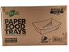 Eco-Craze PFT100-K #100 1 lb Kraft Paper Food Tray