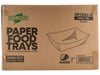 Eco-Craze PFT200-K #200 2 lb Kraft Paper Food Tray