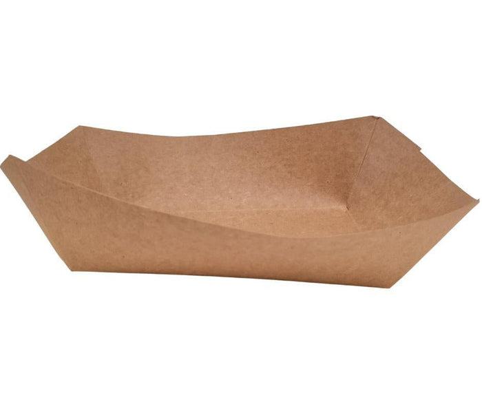 Eco-Craze - PFT300-K #300 3 lb Kraft Paper Food Tray