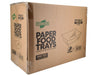 Eco-Craze PFT500-K #500 5 lb Kraft Paper Food Tray