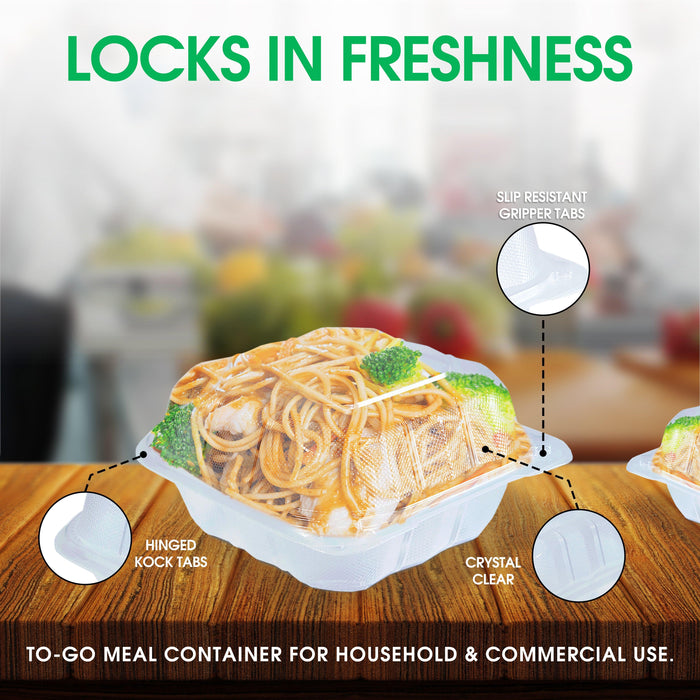 Value+ - PP-661C-VH- PP Hinged Cont. - 6x6x3