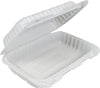 Eco-Craze - MFPP Clamshell Container - 9x6x2.6 - Double Lock - Vented - White