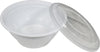 Value+ - 38oz Round Plastic Noodle Bowl - White - YN-38