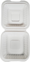 LR - MFPP Clamshell Container - 6x6x3 - White - EP-6