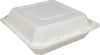 Arrow - Bagasse Clamshell Container - 9x9x3