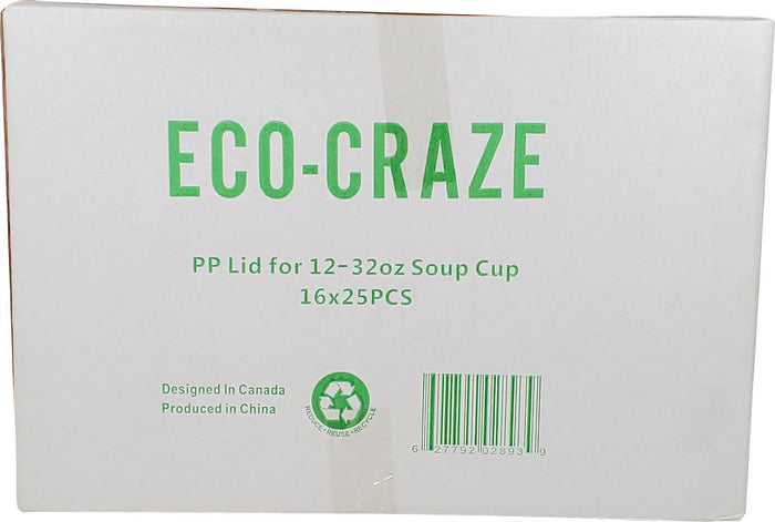 Eco-Craze - Plastic Lid for 10-32oz Soup Bowl