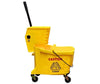 Spartano - 32L Mop Bucket with Side Press Wringer - Yellow - 4937