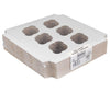 EB - 10 x 10 x 4 - 6 Cupcake Insert - White - 5282I