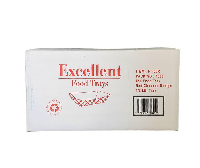Eco-Craze - Food Trays - 1/2 lb - #50