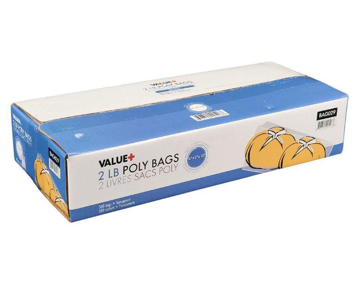 Value+ - Poly Bags - 2 lb