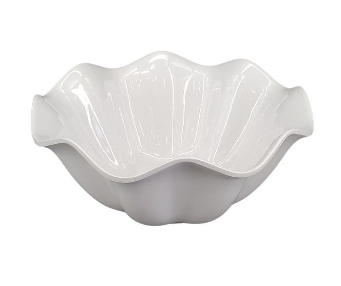 Melamine Flower Bowl - White - 9.8