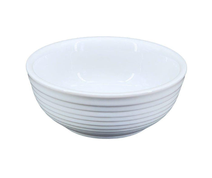 Pro-Kitchen Ribbed Ceramic Round Bowl - 5.55