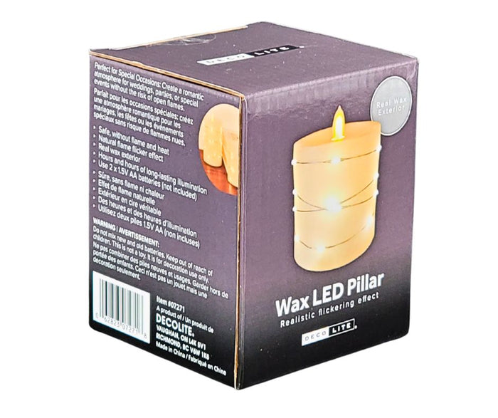 Deco Lite - LED Pillar w/Taper Top - 2.8