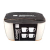 Gourmet - Lisbon Beige Stoneware Mugs 395ml - HK04995 - DISCONTINUED