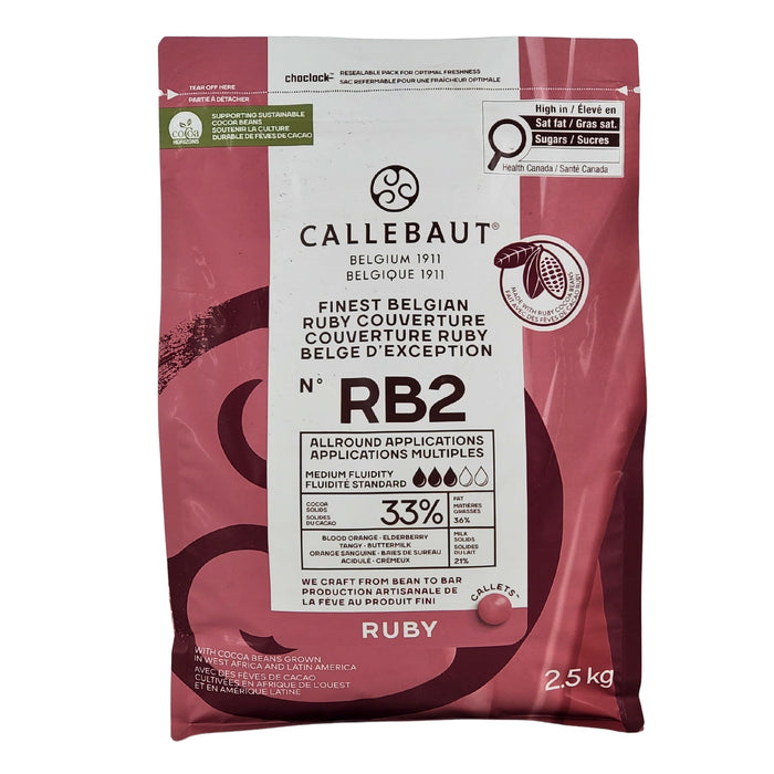 Callebaut Ruby Chocolate RB2