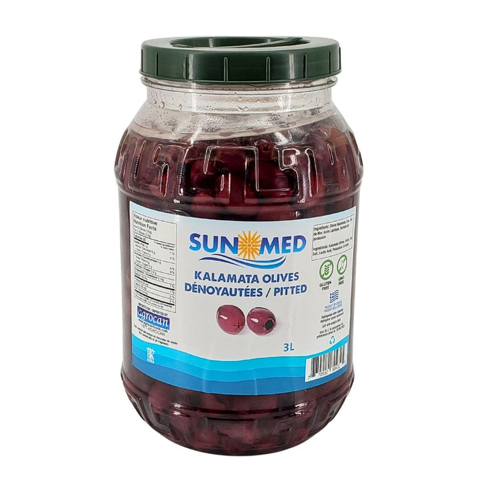 Sun Med - Kalamata Olives - Pitted - Black