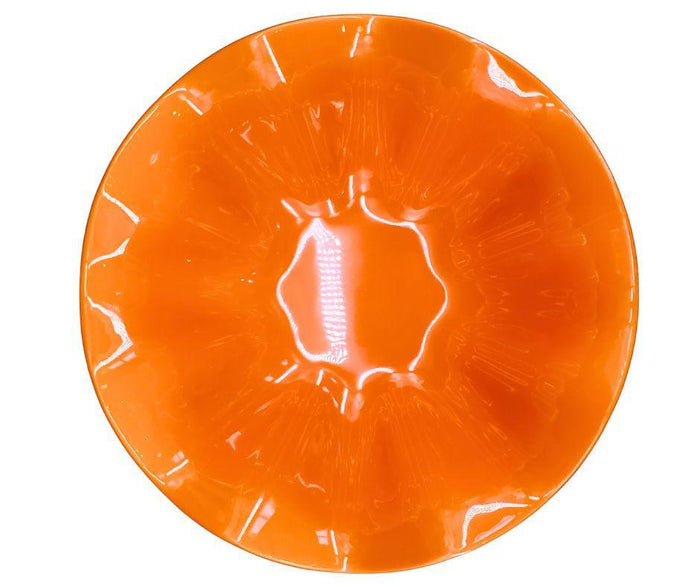 Melamine Flower Bowl - Orange - 12.2