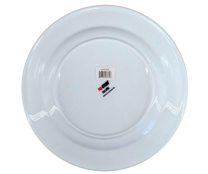 Pro-Kitchen Ribbed Ceramic Round Plate - 10.6