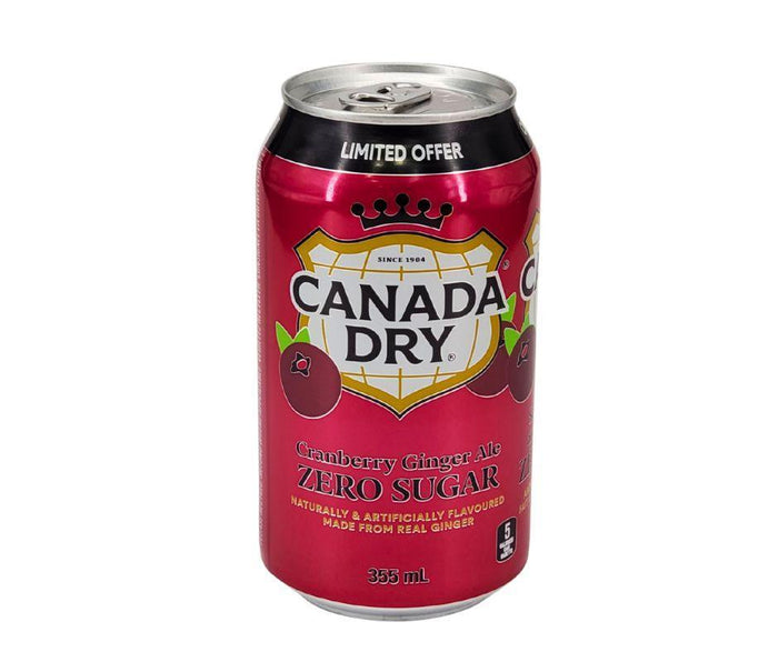 Canada Dry - Cranberry Gingerale - Zero - Cans